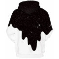 Black and White Spray Painting Hoody